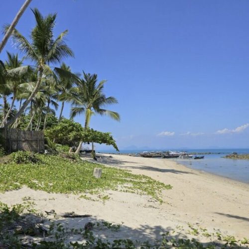 samui beach front land